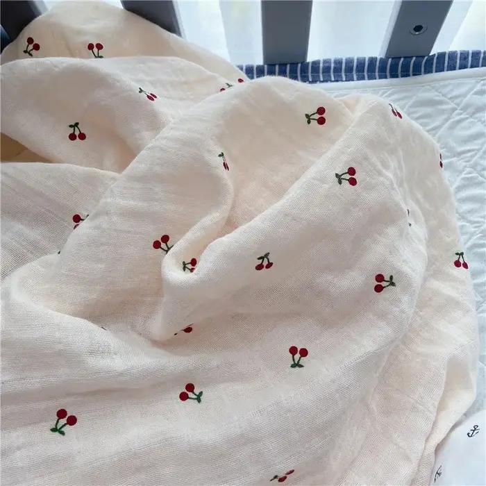 Couvertures en mousseline de coton pour bébé