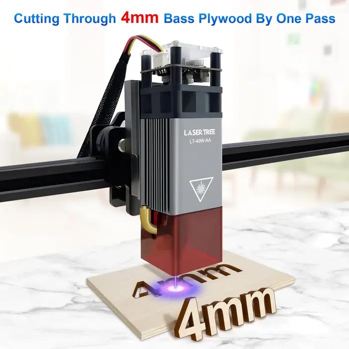 Module laser LASER TREE 20w 40W 80W, tête laser 450nm, laser bleu pour machine de gravure et de déco