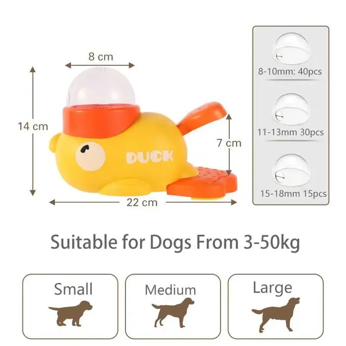 Jouets de fuite de chien de dessin animé
