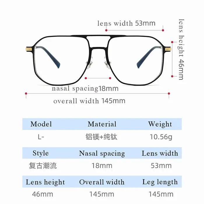 Happator-Monture de lunettes optiques pour femmes et hommes, lunettes avec recette, titane pur, IP é