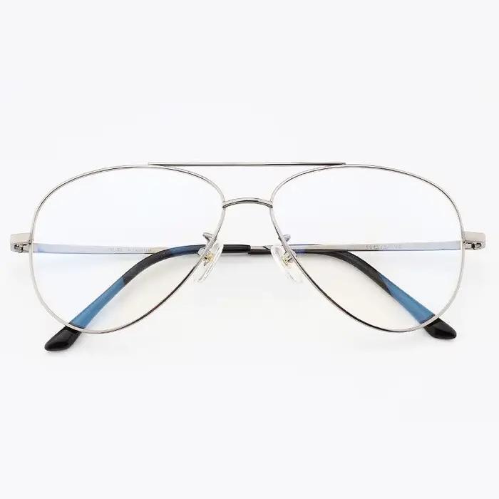 Monture optique en titane pur Prescription hommes lunettes de pilote lunettes de soleil Spectacle gr