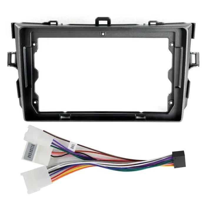 MEKEDE voiture Radio Console centrale correspondant panneau Kit cadre harnais Fascia garniture adaptateur