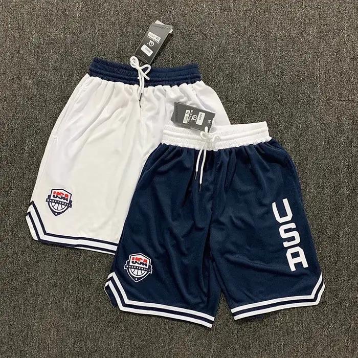 Short de course pour hommes, basket-ball, haute qualité, taille élastique, 2 couleurs, vêtements de