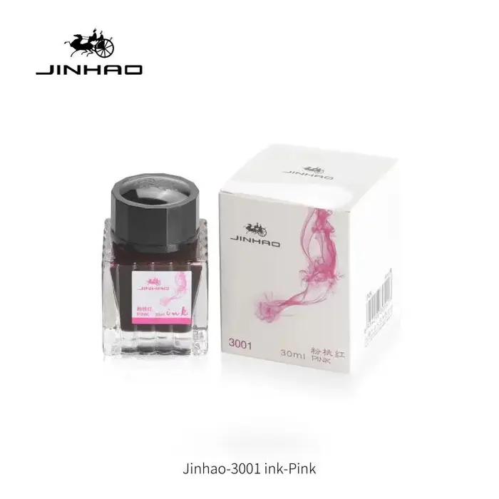 JINHAO 30ml stylo plume encre sans cartouche de carbone recharge verre en bouteille stylo plume encre papeterie bureau fournitures scolaires