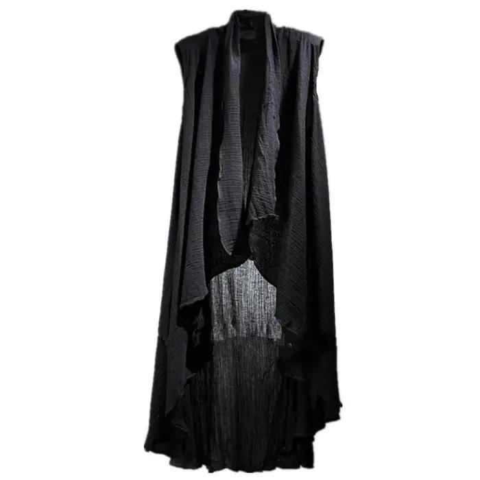 Gilet sans manches pour hommes, léger et respirant, Cape mi-longue, Streetwear, mode jeunesse, vêtements d'extérieur, Cape de Campus, vêtements pour hommes, nouvelle collection 2025