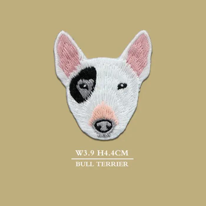 Bordure Charles caniche Chihuahua Labrador teckeles Samoyèdres Gog fer sur Patch pour vêtements accessoires de bricolage 1 pièce