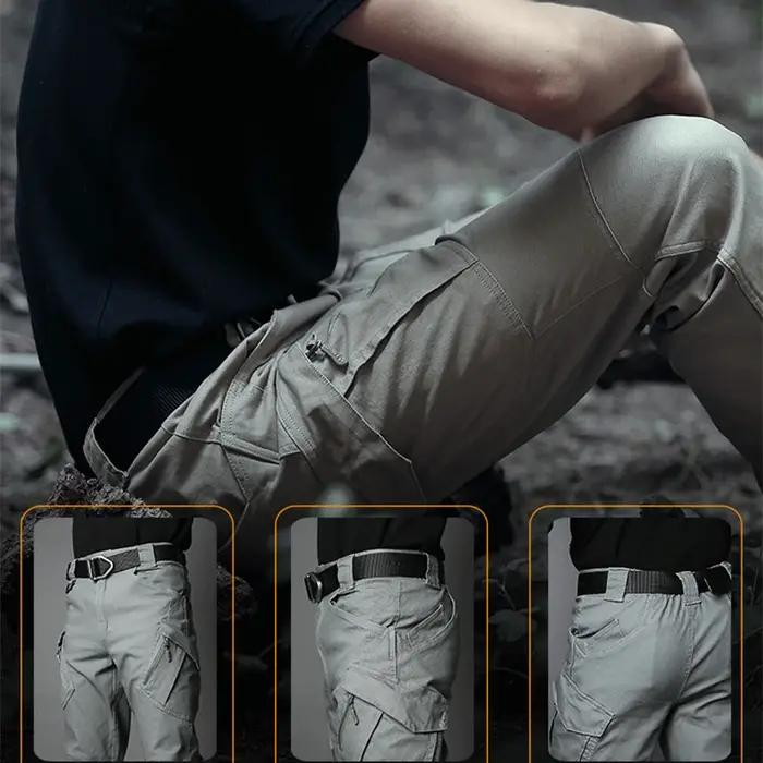Pantalon tactique City 2024 homme cargo multi-poches imperméable chasse randonnée outdoor