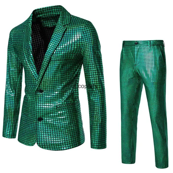 Costume de disco des années 70 pour homme