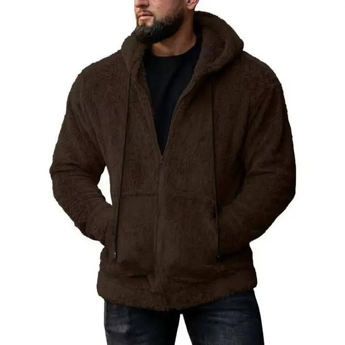 Manteau à capuche Teddy Bear Smile pour hommes