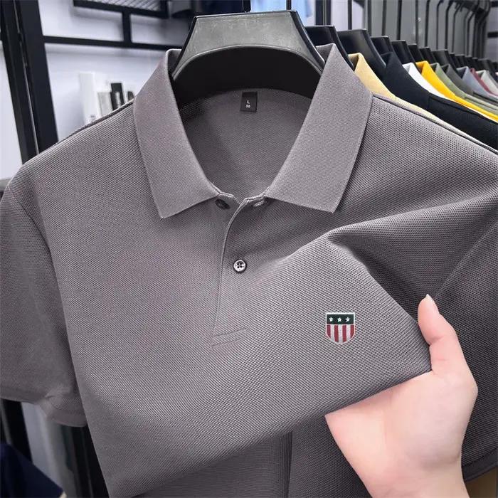 Polo homme de luxe en coton 100% pour l'été