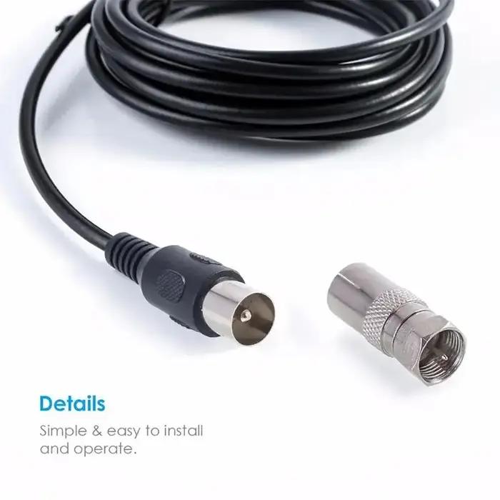 Antenne TV numérique, récepteur HDTV, antenne terrestre intérieure/extérieure pour télévision haute définition, installation domestique