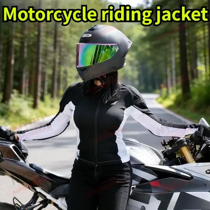 Veste de moto femme protection CE sécurité style été vert armée noir STREET GEAR JACKET