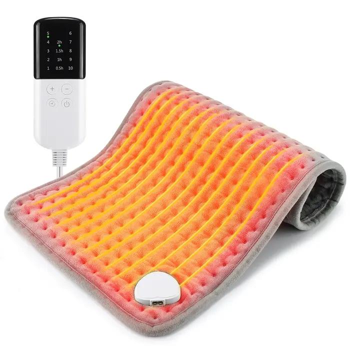 Couverture chauffante électrique douce et confortable pour chambre, canapé, lit, avec thermostat réglable et portabilité MULTICOLOR
