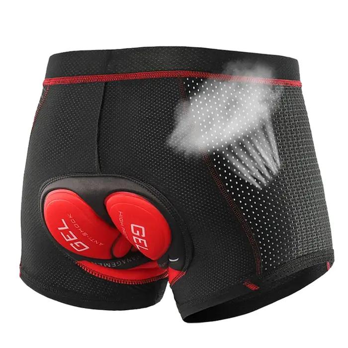 NEWBOLER short de cyclisme respirant sous-vêtements de cyclisme 5D Gel Pad antichoc sous-vêtement de