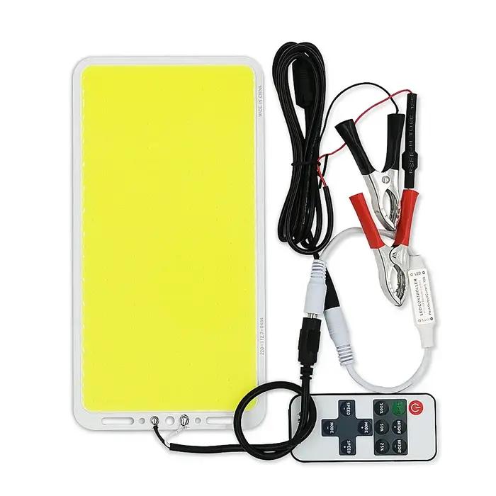 220x113mm Haute Luminosité Dimmable 100W 12V LED Panneau Lumineux COB avec Gradateur Matrice LED Con
