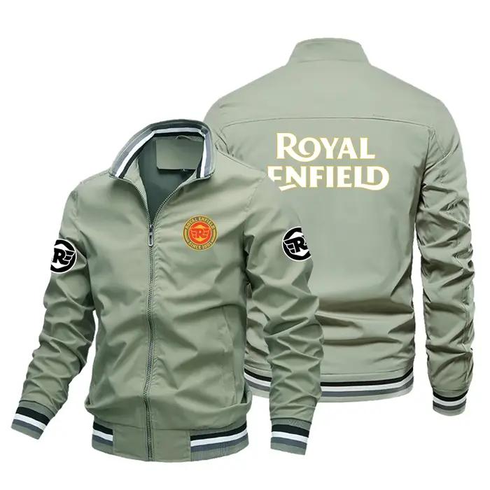 Veste de moto Royal Enfield de style rétro pour hommes