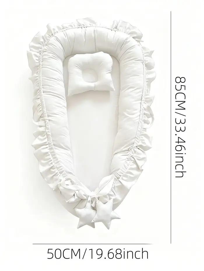 Nid de lit en coton pour nouveau-né, couffin à volants, lit de voyage, chaise longue Portable, berce