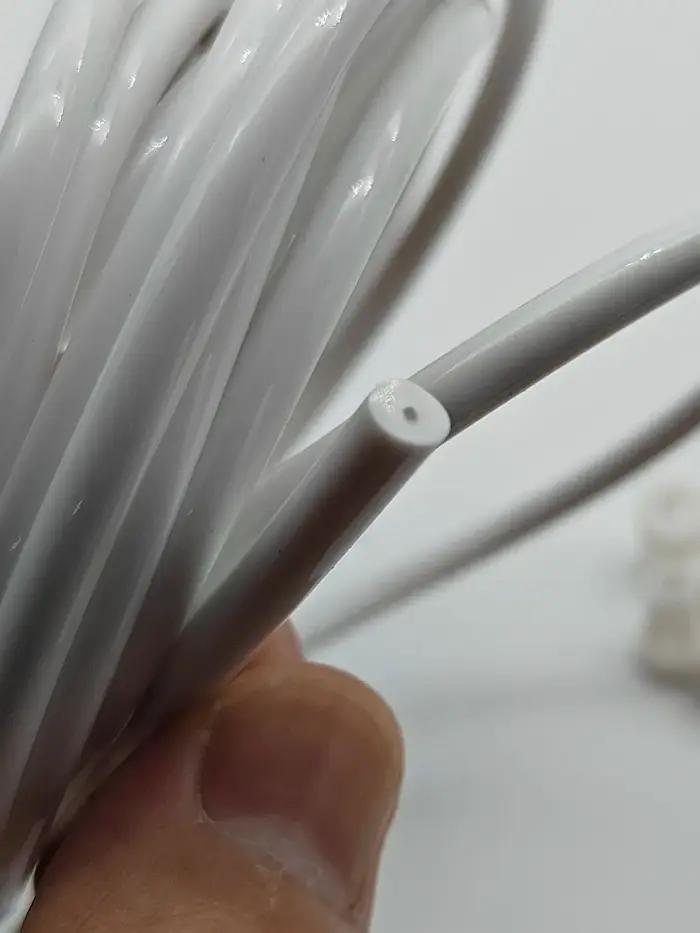 3.5 mètres 11.5 pieds extra long PVC-80A 5mm de diamètre fil de filetage de noyau corde à sauter piè