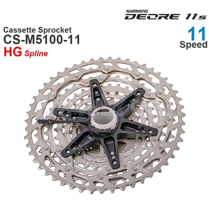 WinterMANO DEORE CS-M5100 11v Cassette Pignon-11 Vitesses-HYPERGLIDE pour VTT Vélo Pièces D'origine
