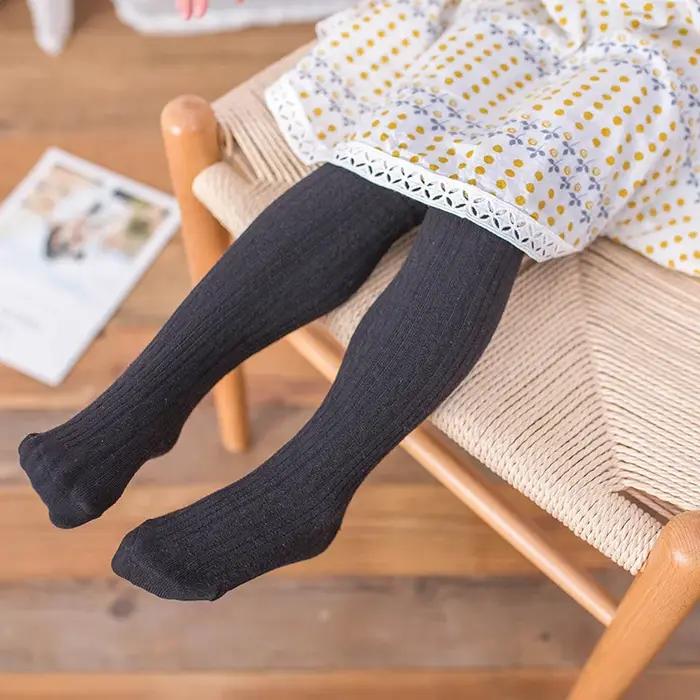 Collants en coton peigné pour enfants de 0 à 12 ans