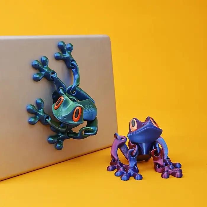 Simulation d'arbre de grenouille d'impression 3D