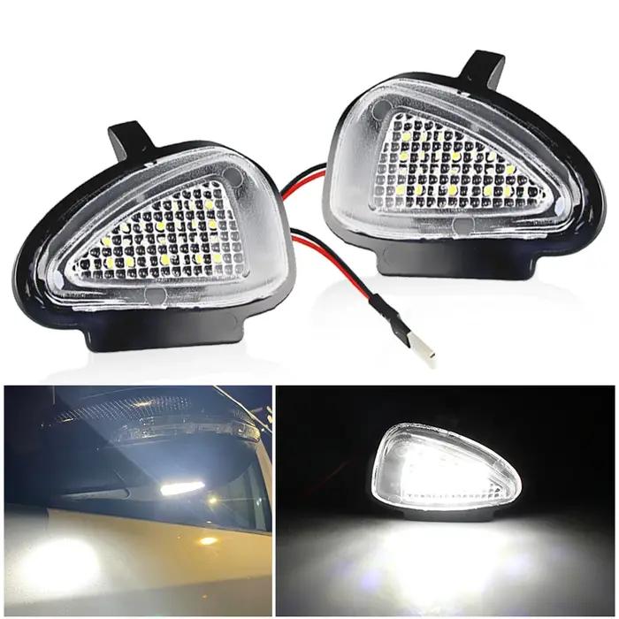 2 pièces sans erreur blanc Led sous le miroir latéral flaque lumière Canbus pour VW Golf 6 MK6 GTI R