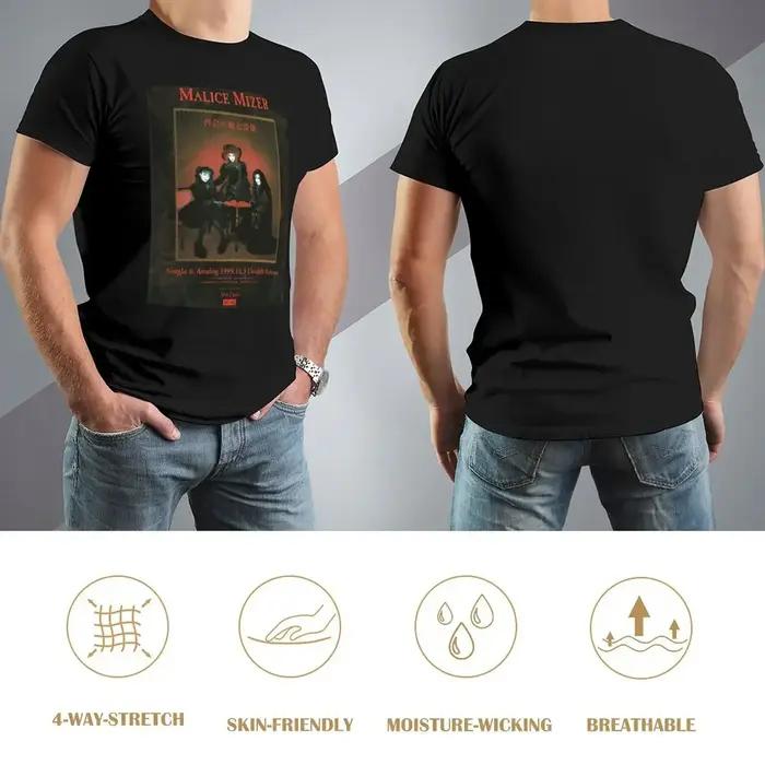 Malice mizer mana sama kozi yu ~ Aki T-Shirt vêtements esthétiques T-Shirt essentiel sublime vêtements pour hommes