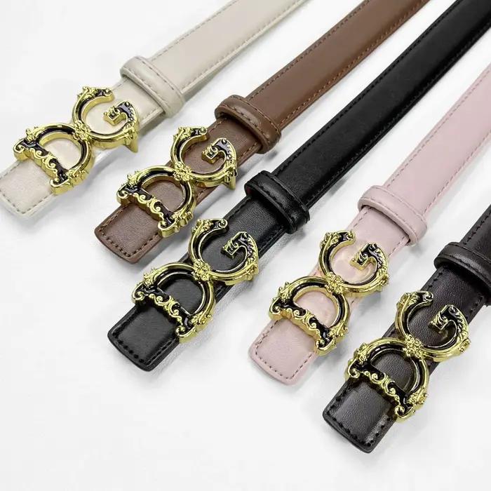Ceinture classique simple pour femme, ceinture extensible grande taille pour robes et jeans, style c