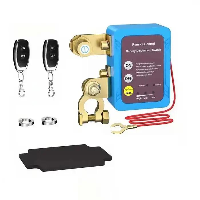 Interrupteur d'alimentation de déconnexion de batterie 12V 240A