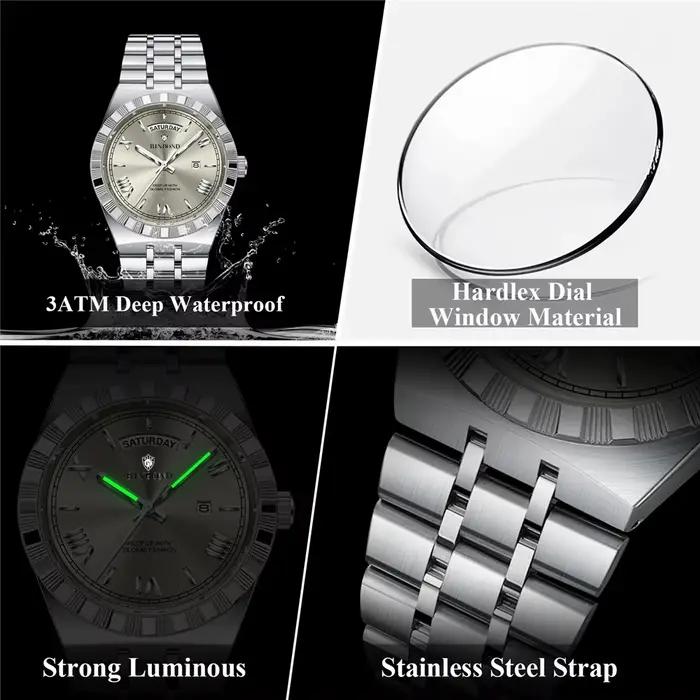 Montre homme automatique de luxe marque - Sport digitale quartz cadeau masculin qualité