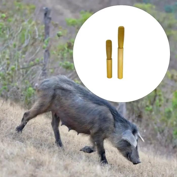 Sifflet à sangliers en bois professionnel avec son naturel - Appelant pour chasse aux sangliers adultes