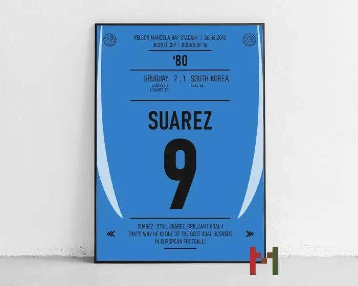 Meilleurs joueurs de Football du monde affiche toile impression joueur de Football numéro mur Art dé