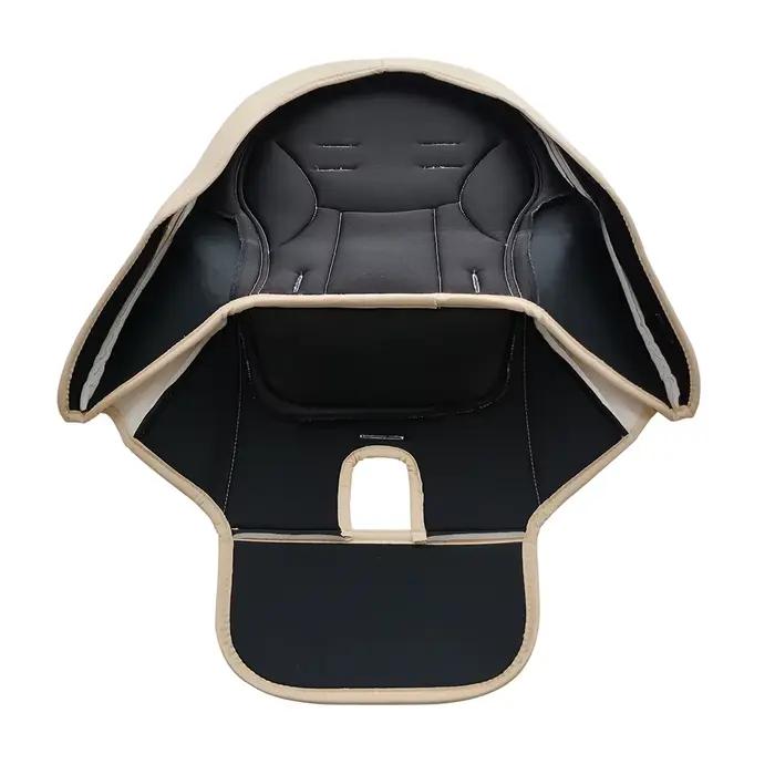 Coussin de siège en cuir PU pour chaise haute de croissance pour enfants, housse de chaise haute pou