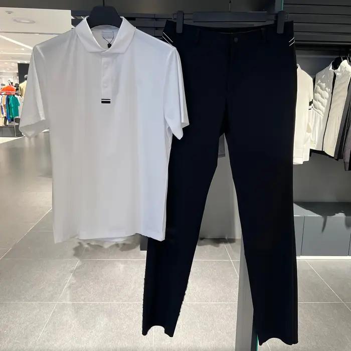 Vêtements de golf pour hommes, nouveau modèle d'été, haut de sport polyvalent à manches courtes, respirant, à séchage rapide, à la mode