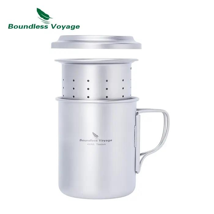Boundless Voyage-Tasse en Titane avec Filtre