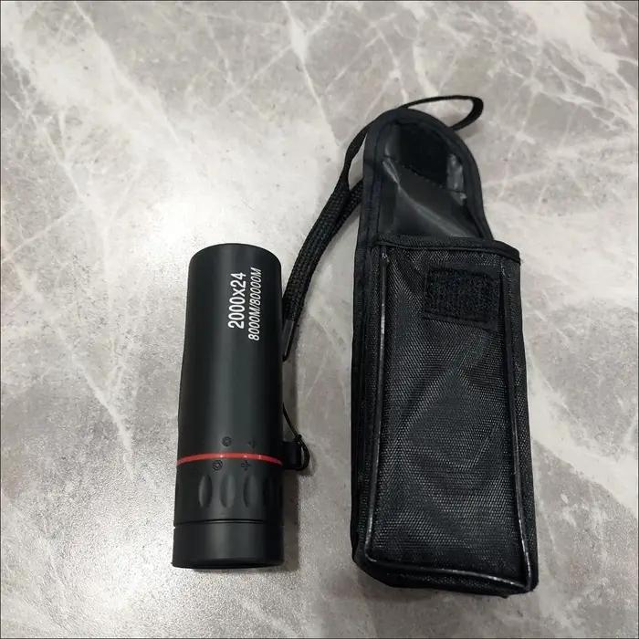 Télescope portable 2000x24 vision nocturne - Connecte smartphone pour photos observation chasse