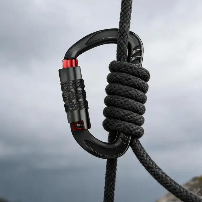 Mousqueton robuste en aluminium pour escalade randonnée camping laisse de chien porte-clés hamacOutdoorAdventureGear