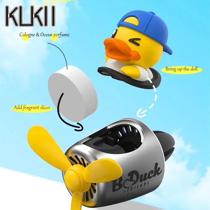 Duck pilote voiture désodorisant parfum avion évent clip diffuseur