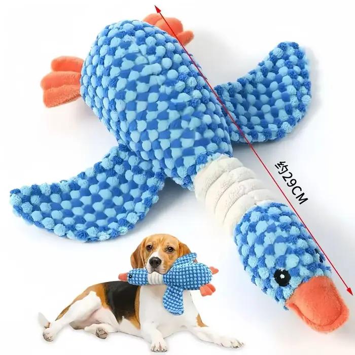 Jouet en peluche interactif pour chien, canard jaune, pour soulager l'ennui des petits animaux de compagnie, accessoires pour animaux de compagnie