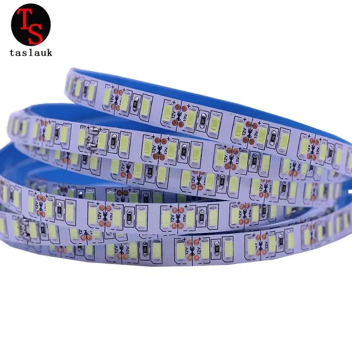 Bande lumineuse LED 120 diodes/m, 12V, 5730 SMD, blanc chaud, NW, 4000k, 5m, pour plafond, comptoir,