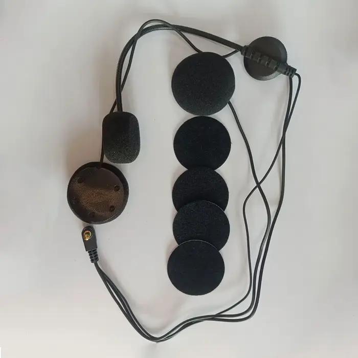 Microphone et haut-parleur 3,5 mm Ejeas V6 Pro V4 avec clip métallique pour casque de moto Vnetphone