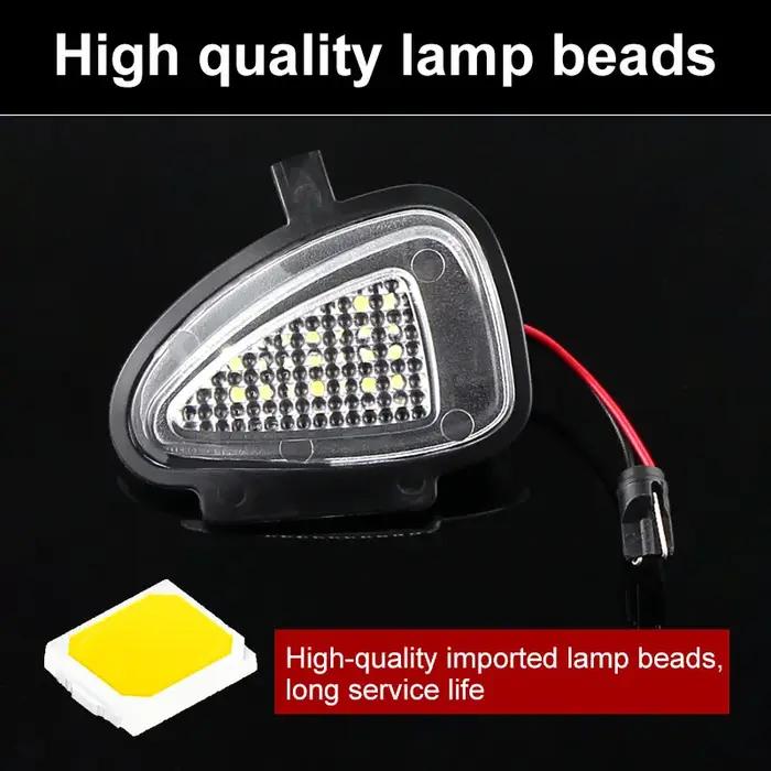 Ampoules CANBUS LED blanches sous miroir pour Voiture, pour VW Golf GTi MK6 6 MKVI 2010-2014 Touran