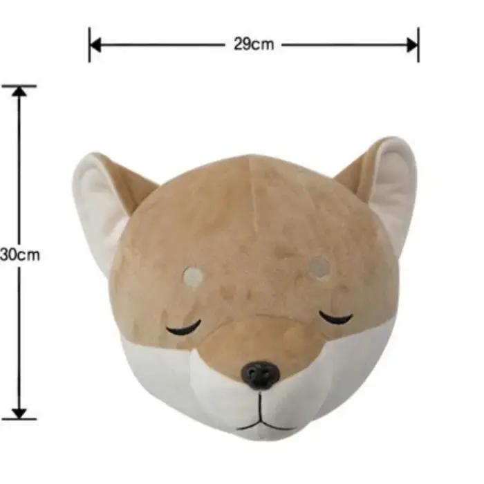 Têtes d'animaux 3D pour chambre d'enfant décor mural simple moderne animal de compagnie salon chambre bureau occasionnelle décoration d'intérieur originalité chaleur accueil