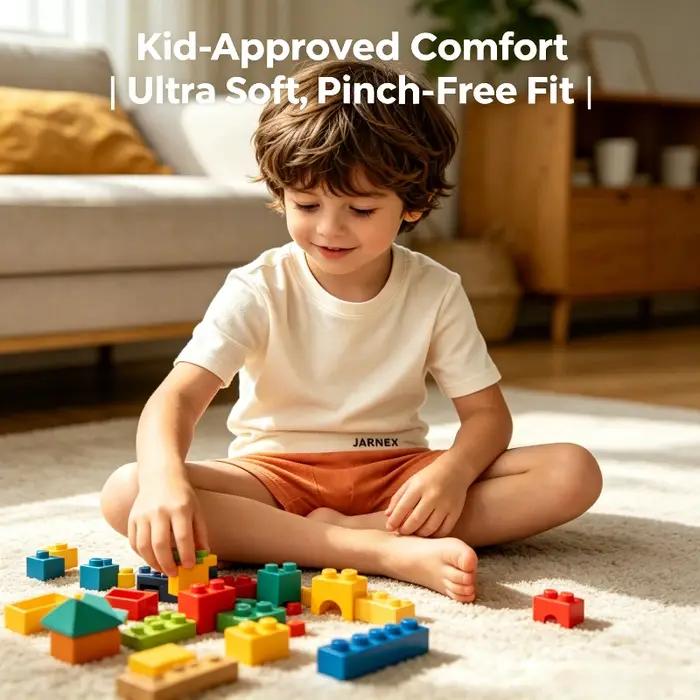 Boxers en coton assortis pour la famille, doux et respirants, pour tous les âges, garçons, enfants, sous-vêtements confortables, tenue décontractée quotidienne, vêtements assortis parent-enfant