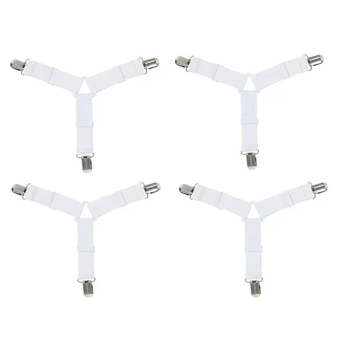 Sangles de drap de lit, attaches élastiques réglables, supports de draps pour housse de matelas, dra