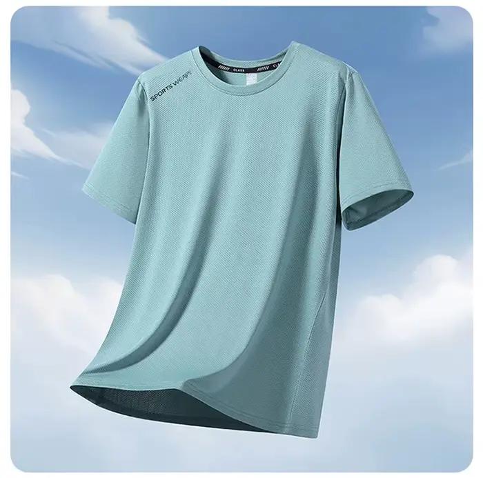 T-shirts Homme Femme 180kg 12XL 11XL 10XL – Grande Taille Séchage Rapide Col Rond Manches Courtes Hauts Amples Vêtements Oversize