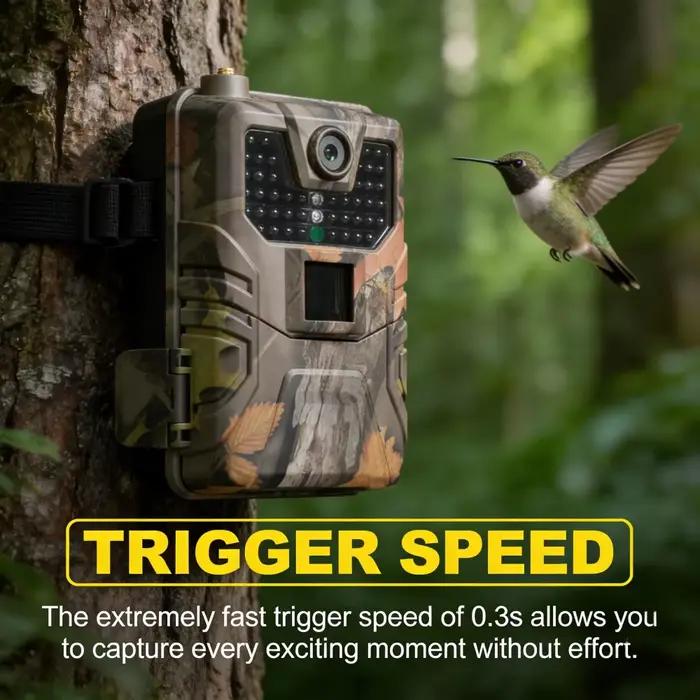 Caméra de chasse 4G 120MP 4K avec application