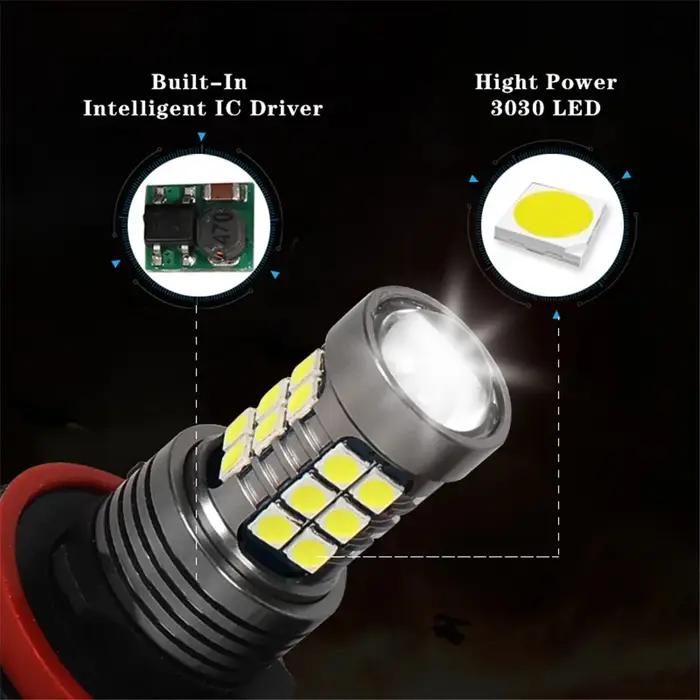 Ampoule LED antibrouillard avant de voiture, 2 pièces, pour Skoda Superb MK3 2015 – 2020 2016 2017 2