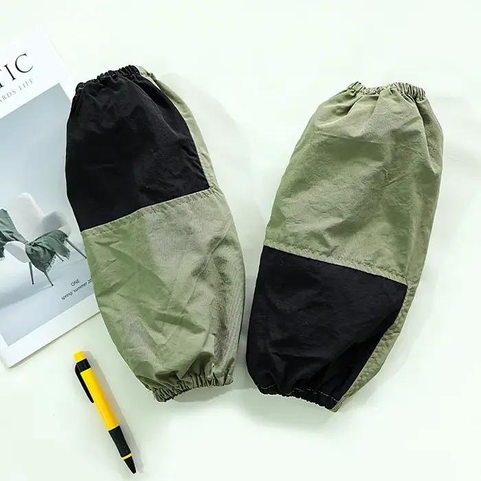 Protecteur de bras personnalisable en toile résistante pour femmes avec logo unique pour nettoyage et protection des vêtements