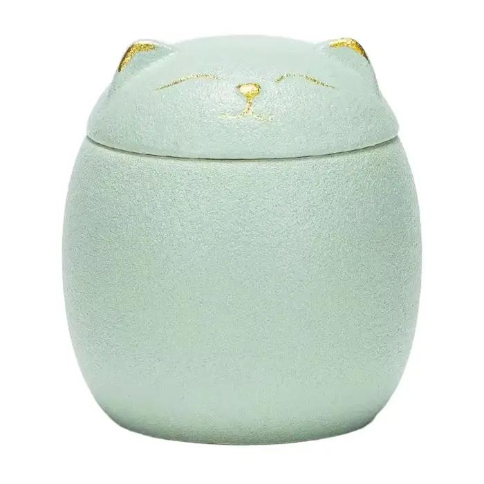 Urne funéraire en céramique pour animaux de compagnie, 200ml, mignon chien chat, urnes de crémation